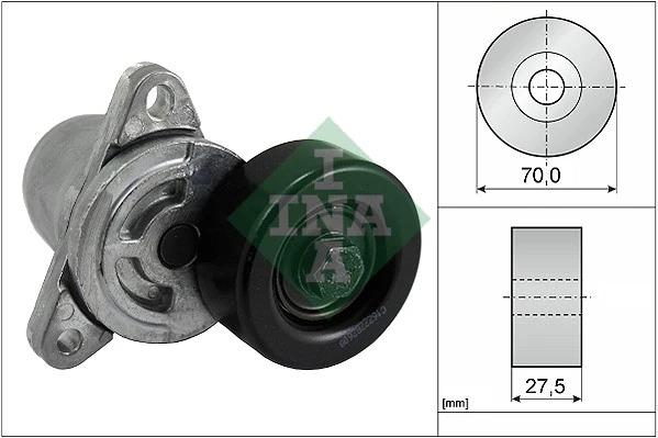 Belt Tensioner, V-ribbed belt
